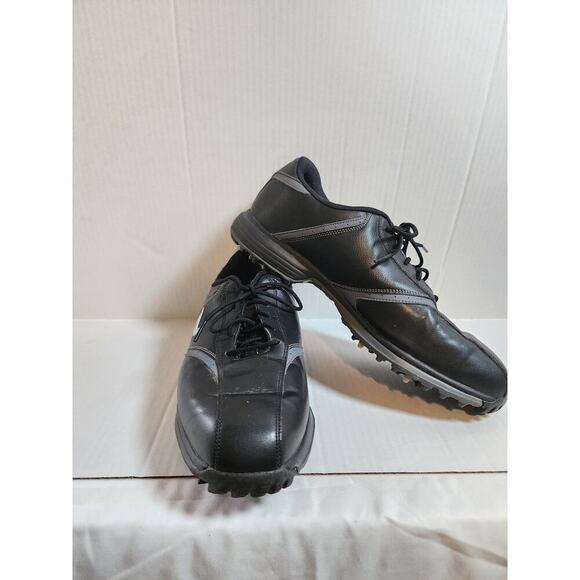 Nike Other - Nike Heritage Men's Size 12 Black Leather Golf Shoes